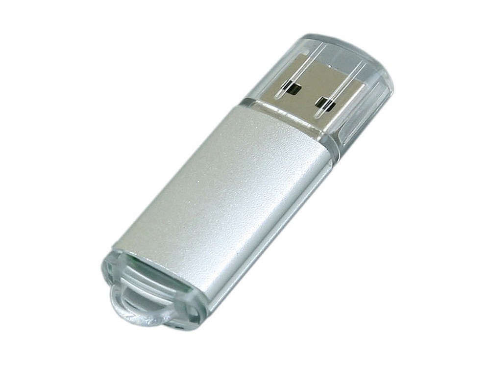 USB 2.0- флешка на 32 Гб с прозрачным колпачком