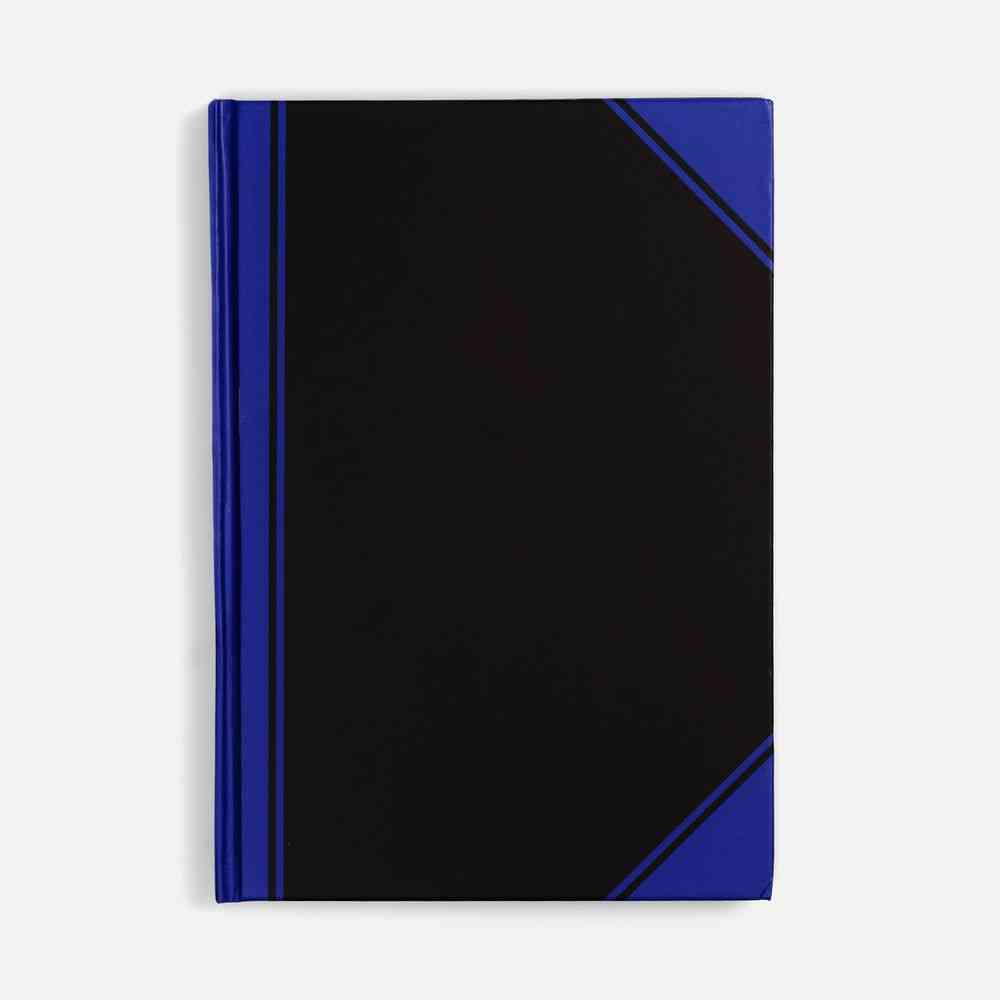 Блокнот Accenti, черный с синим
