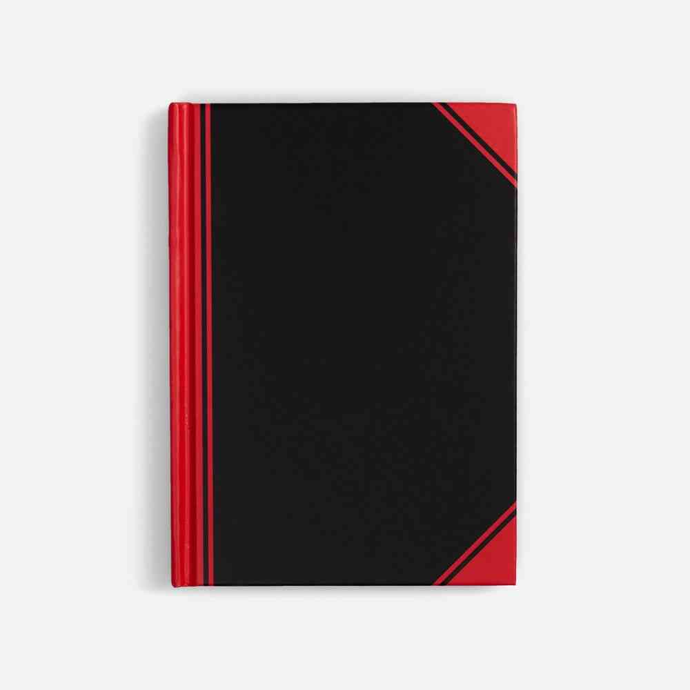 Блокнот Accenti Mini, черный с красным
