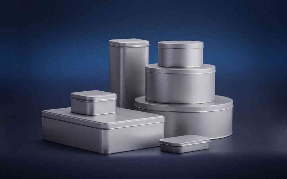 Коробка Pragmax M, круглая, серебристая - 7