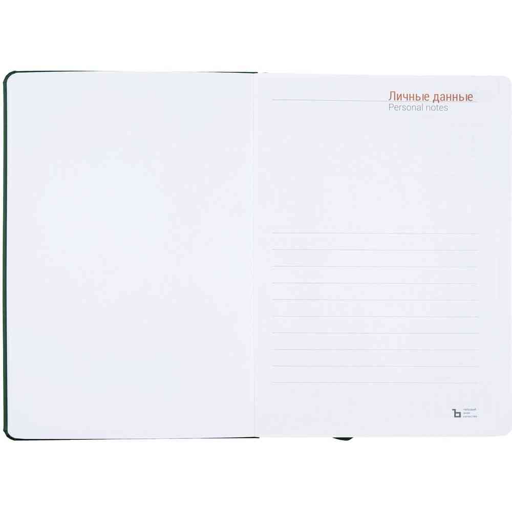 Ежедневник Basis, датированный, зеленый - 4