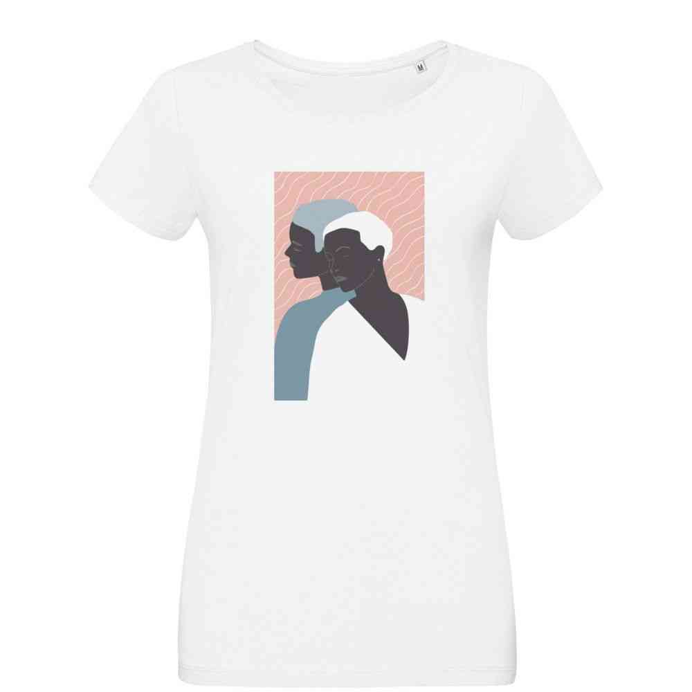 Футболка женская «Пара», белая