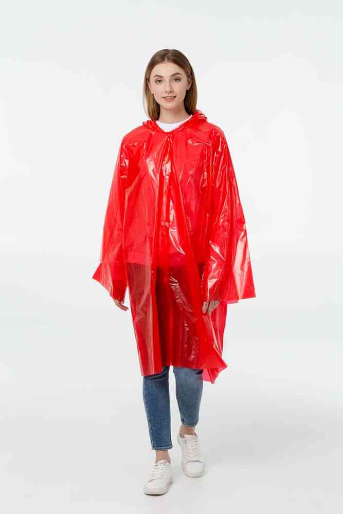 Дождевик-плащ BrightWay, красный - 5