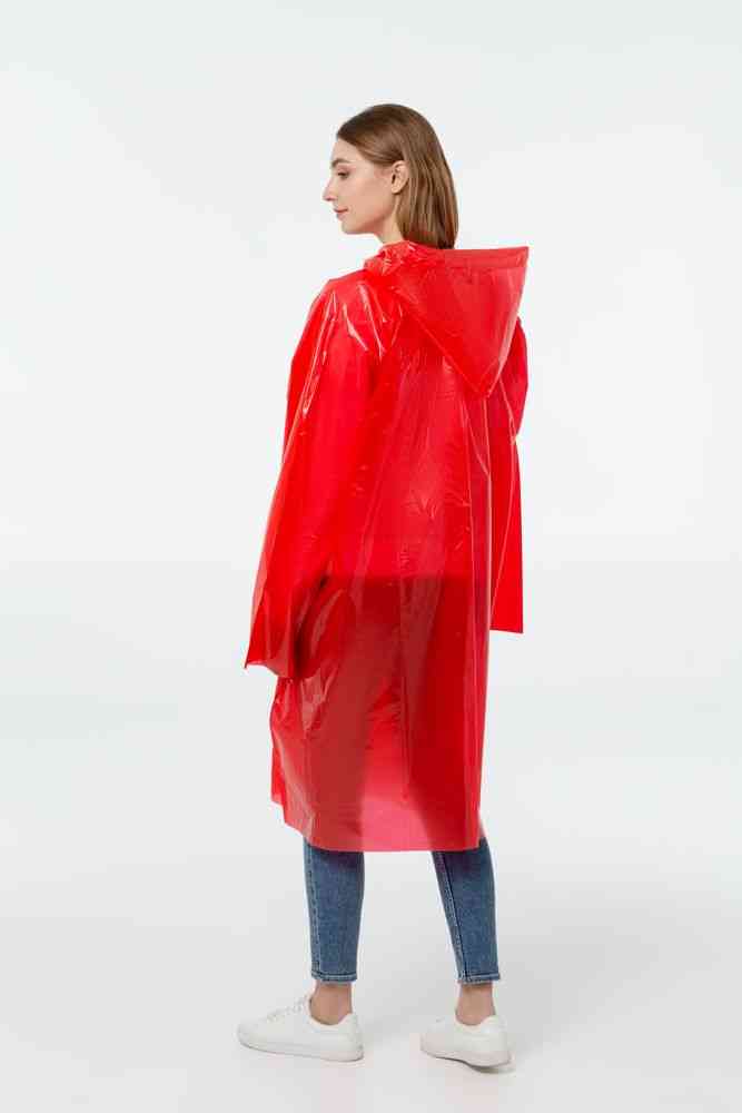 Дождевик-плащ BrightWay, красный - 6