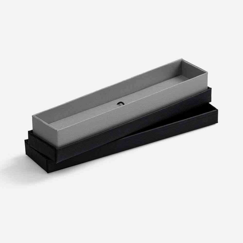 Футляр Nastro для 1 ручки, черный с серым