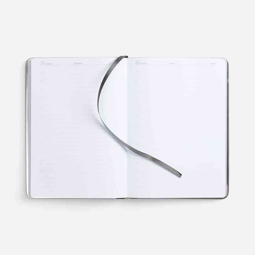 Ежедневник Metal Frame на заказ, датированный, темно-серый - 7