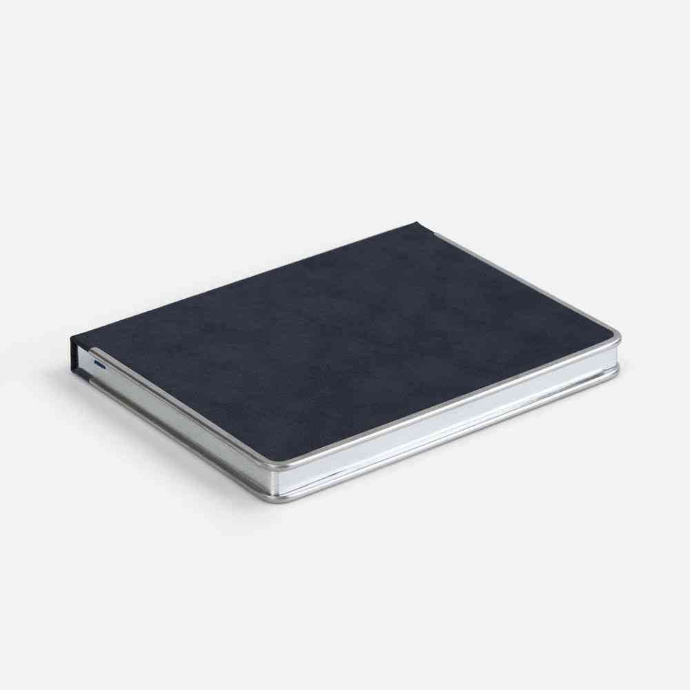 Ежедневник Metal Frame на заказ, датированный, синий - 3