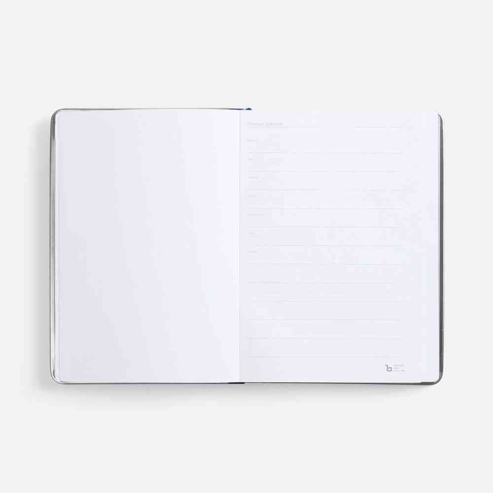 Ежедневник Metal Frame на заказ, датированный, синий - 8