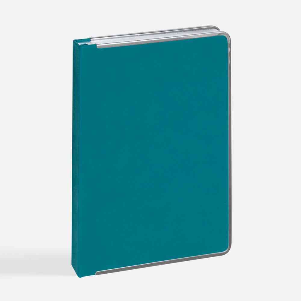 Ежедневник Metal Frame на заказ, датированный, бирюзовый - 2