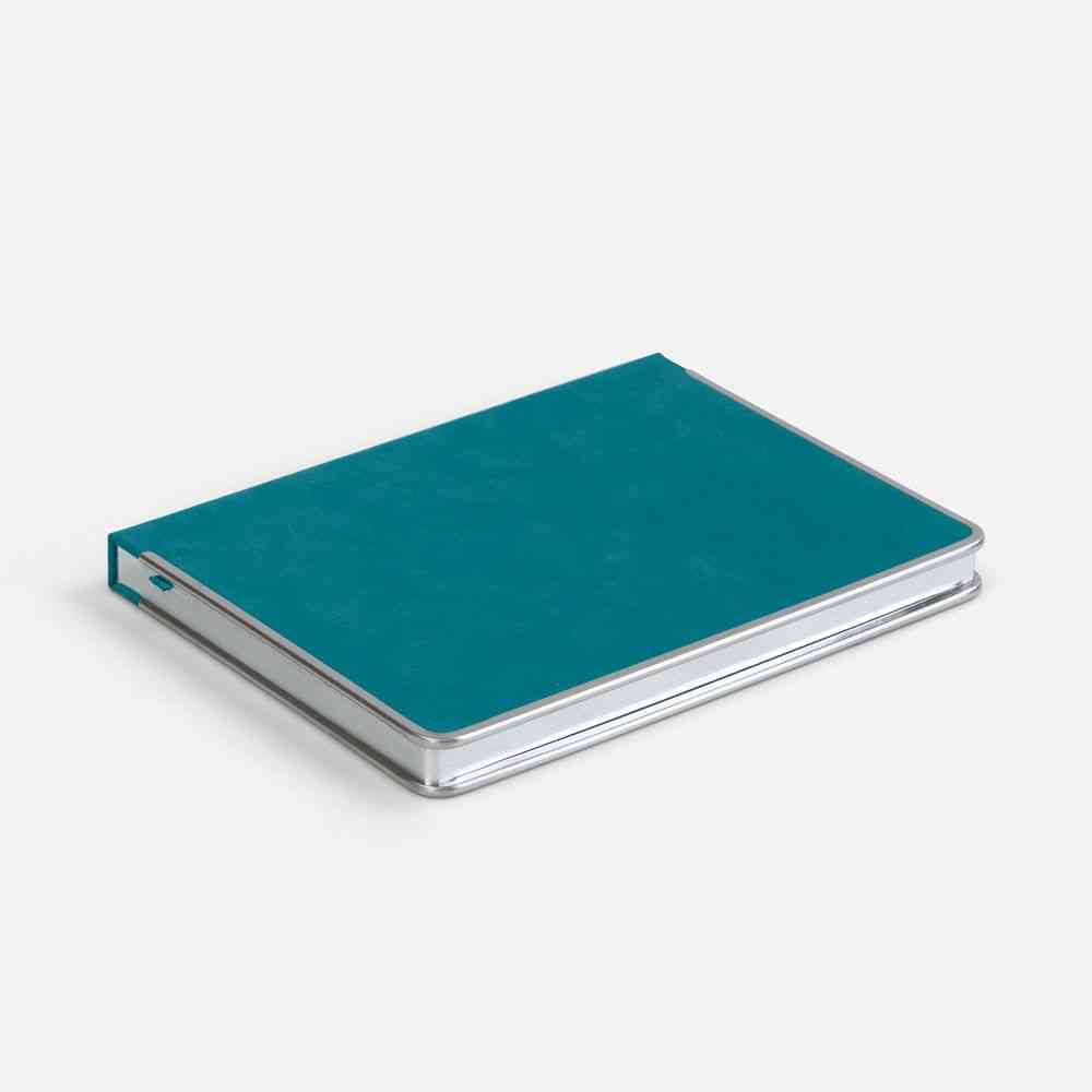 Ежедневник Metal Frame на заказ, датированный, бирюзовый - 3