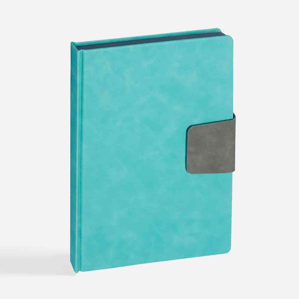 Ежедневник Grande Strap на заказ, датированный, бирюзовый - 2